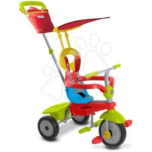 Tricikli JOY TouchSteering SmarTrike multicolor naptetővel és hátizsákkal 10 - 36 hónapos gyerekeknek