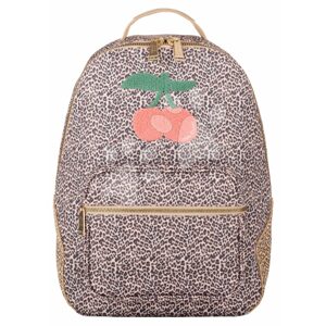 Iskolai hátizsák Backpack Bobbie Leopard Cherry Jeune Premier ergonomikus luxus kivitel 41*30 cm