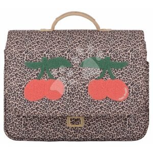 Iskolai aktatáska It Bag Mini Leopard Cherry Jeune Premier ergonomikus luxus kivitel 27*32 cm