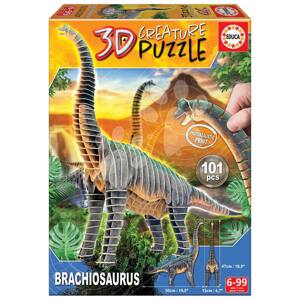 Puzzle dinoszaurusz Brachiosaurus 3D Creature Educa hossza 50 cm 101 darabos