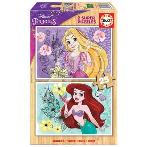 Fa puzzle Disney Princess Educa 2x25 darabos