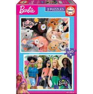 Puzzle Barbie Disney Educa 2x100 darabos