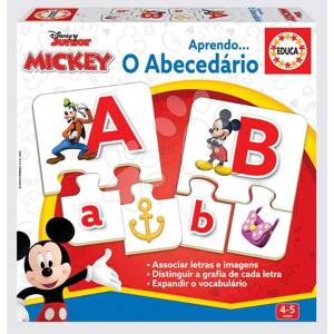 Oktatójáték Ismerkedünk az ábécével Mickey & Friends Educa 27 ábra 78 darabos 4 évtől