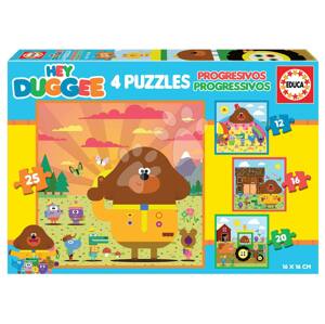 Puzzle Hey Duggee Progressive Educa 12-16-20-25 darabos