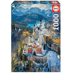 Puzzle Neuschwanstein Castle Educa 1000 darabos és Fix ragasztó