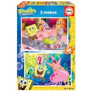Puzzle Sponge Bob Educa 2x48 darabos