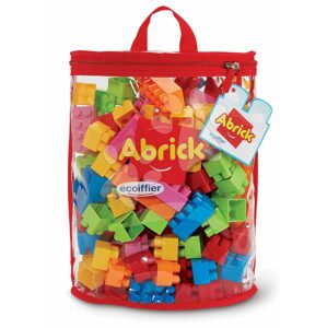 Építőjáték táskában Abrick 120 Half Moon Bag Écoiffier 120 színes kockával 18 hó-tól