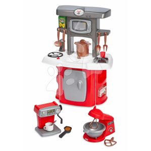 Játékkonyha készülékekkel Kitchen Set 3in1 Écoiffier kávéfőző és konyhai robotgép és 23 kiegészítő 18 hó-tól