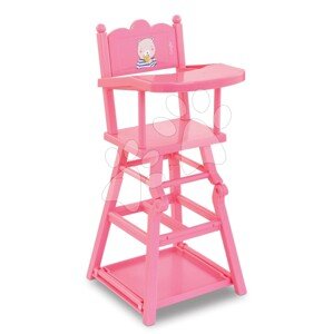 Etetőszék High Chair Pink Corolle 36-42 cm játékbabának rózsaszín