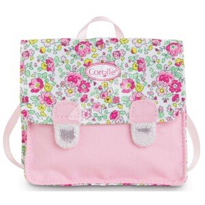 Iskolai aktatáska School Bag Floral Ma Corolle 36 cm játékbabának 4 évtől