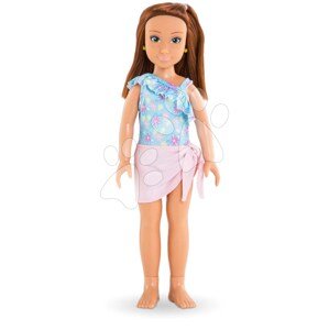 Játékbaba Zoé at the Beach Set Corolle Girls barna haj 28 cm 5 kiegészítő 4 évtől