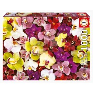 Puzzle Orchid Collage Educa 1000 darabos és Fix ragasztó