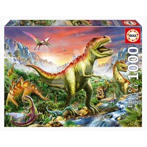 Puzzle Jurassic Forest Educa 1000 darabos és Fix ragasztó