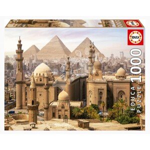 Puzzle Cairo Egypt Educa 1000 darabos és Fix ragasztó