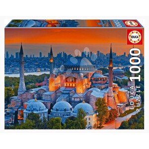 Puzzle Blue Mosque Istanbul Educa 1000 darabos és Fix ragasztó