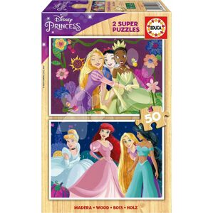 Fa puzzle Disney Princess Educa 2x50 darabos 4 évtől EDU19672