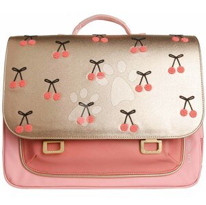 Iskolai aktatáska It Bag Midi Cherry Pompon Jeune Premier ergonomikus luxus kivitel 30*38 cm
