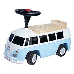 Bábitaxi minibusz hanggal Baby Volkswagen T1 Blue BIG valósághű dizájnban és tárolóhellyel 18 hó-tól