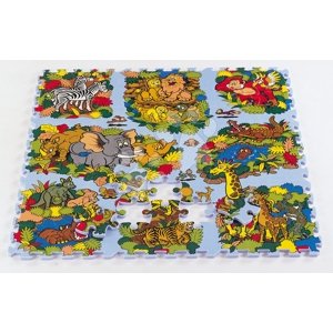 LEE habszivacs puzzle gyermekeknek Animal Land- Állatvilág TM007 színes