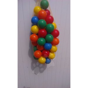 Műanyag gyerek labdácskák 50 db 11116 színesek
