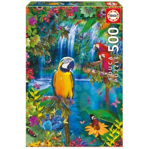 Educa Puzzle Genuine Bird Tropical Land 500 db 15512 színes