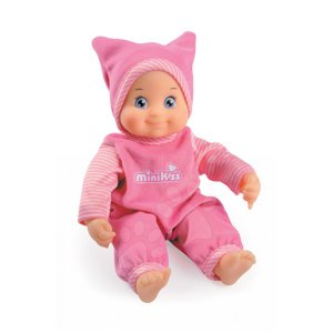 Smoby hangeffektes játékbaba MiniKiss 160151 rózsaszín