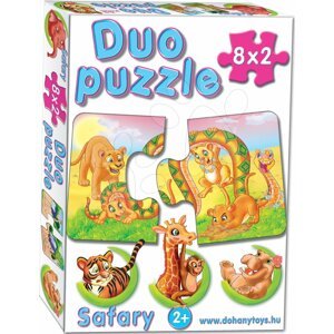 Dohány baby puzzle 8 képpel Duo Szafari 638-3