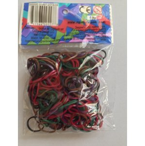 Rainbow Loom eredeti gumik gyerekeknek halloween mix 300 darab 05578
