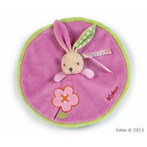 Kaloo plüss nyuszi Colors-Round Doudou Rabbit Flower 963261 rózsaszín