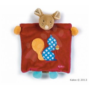 Kaloo plüss egérke Colors-Doudou Puppet Mouse Squirrel 963263 piros