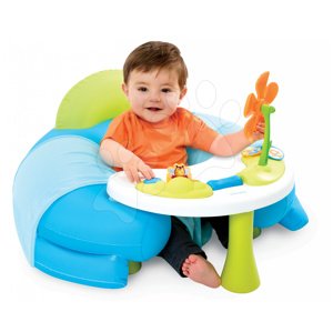 Smoby gyerek fotel és játszóasztal 110202 kék