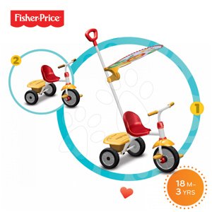 Tricikli smarTrike Fisher-Price Glee Plus 3300133 piros-sárga