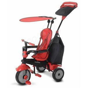 Gyerek tricikli smarTrike Glow Touch Steering 4in1Black&Red 6401500 piros-fekete