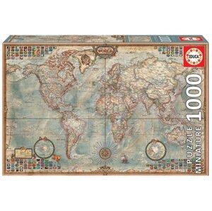 Educa Puzzle O Mundi Political Map of the world 1000 db 16764