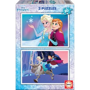 Gyerek puzzle Frozen Educa 2x20 db 16847