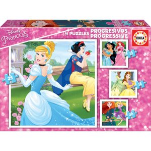 Educa gyerek progresszív puzzle Disney Hercegnők 17166